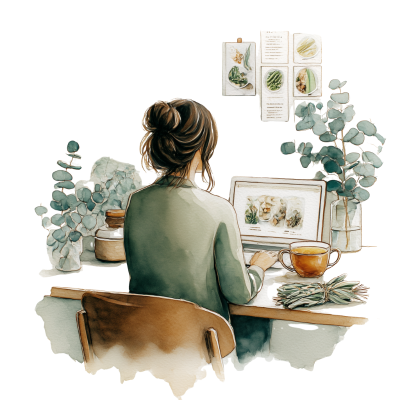 Lady at Desk for Homepage